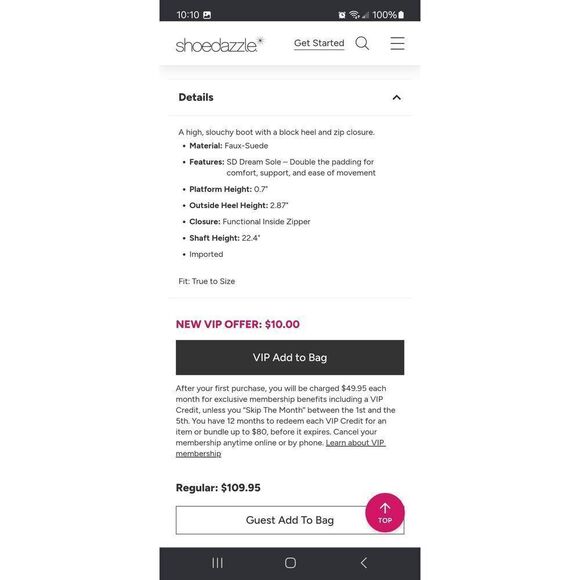 New Size 11 Shoe Dazzle Chili Pepper Red Platform Chunky Heel Slouch Long Boots - Picture 6 of 10